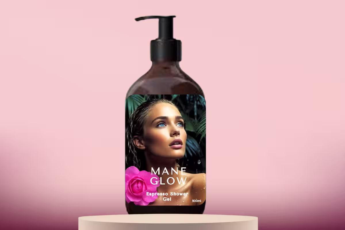 Espresso shower gel coffee exfoliation mane glow