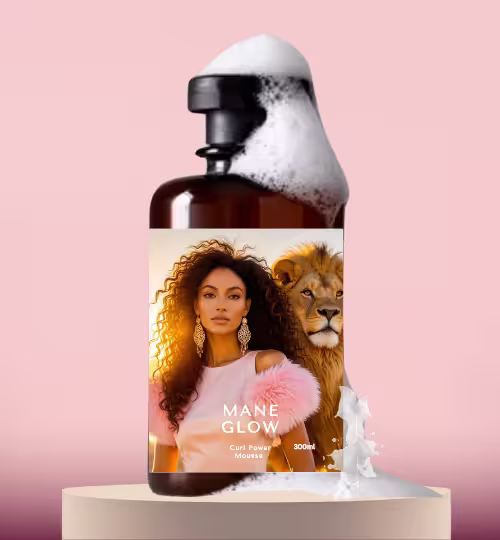 Curl power mousse mane glow